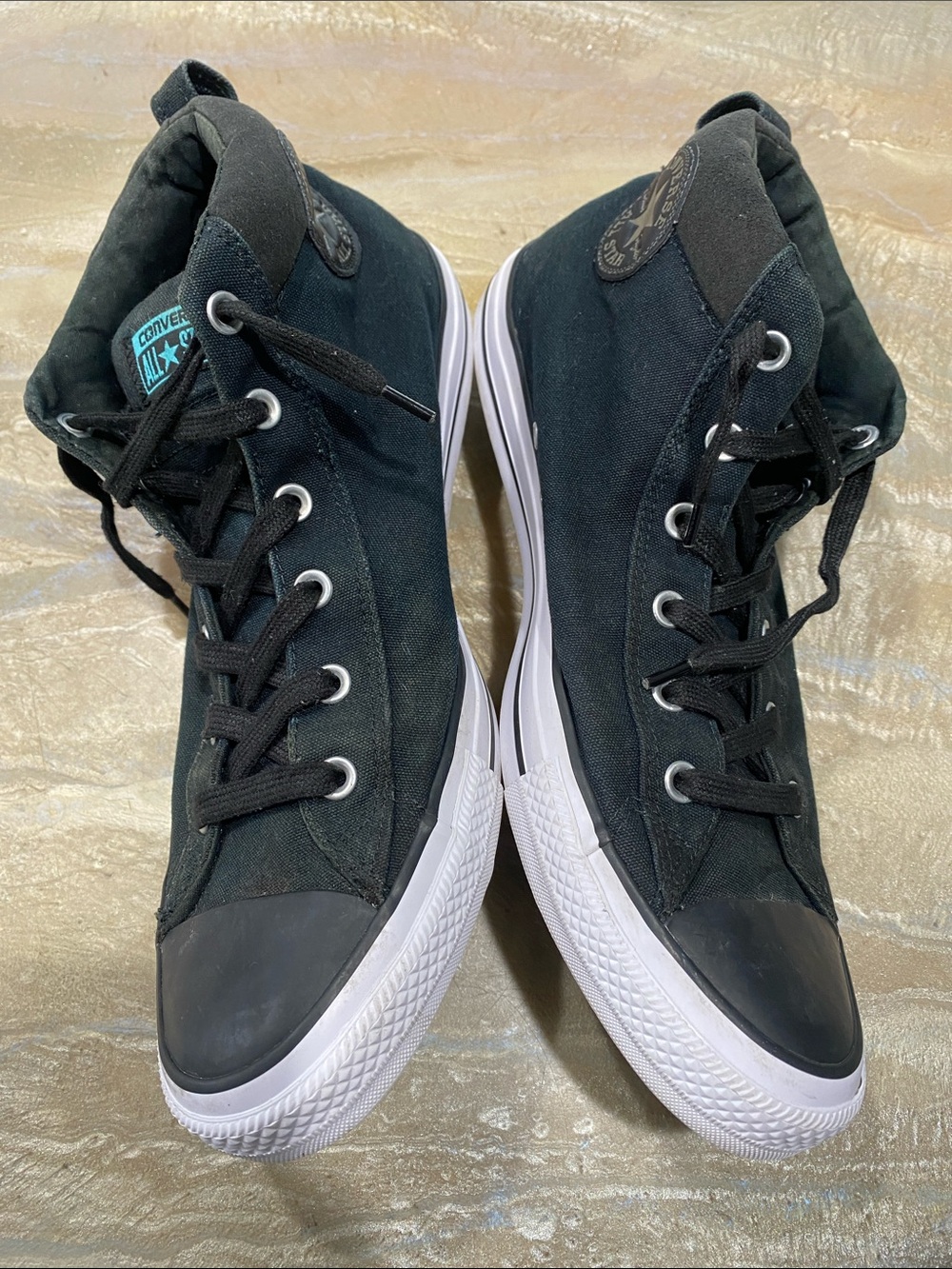 Converse All Star Chuck Taylor High Top Black Sneakers Men’s 13 Women’s 15